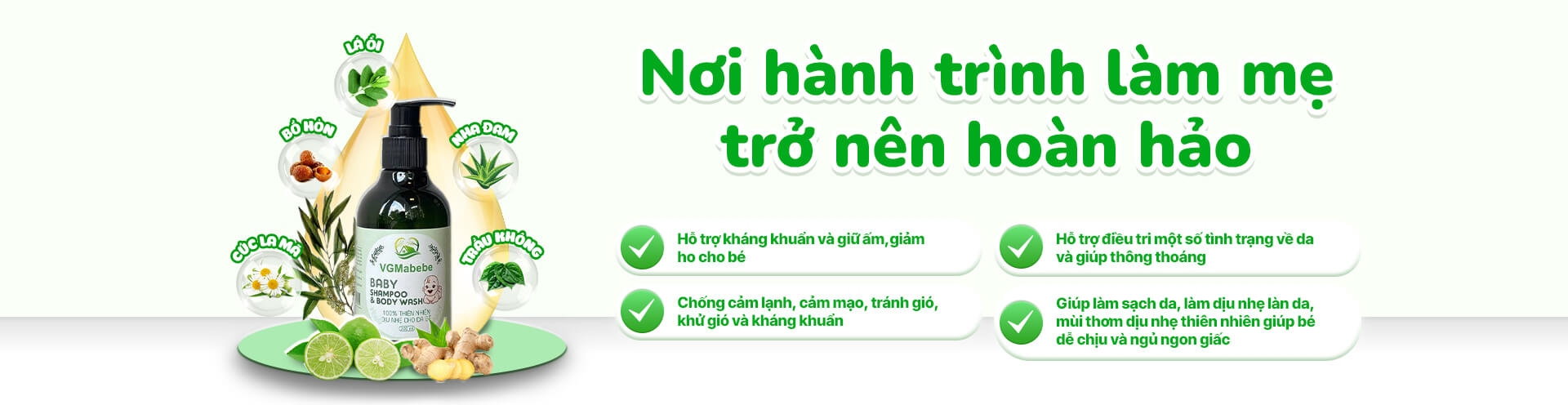 Sữa tắm gội VGMabebe