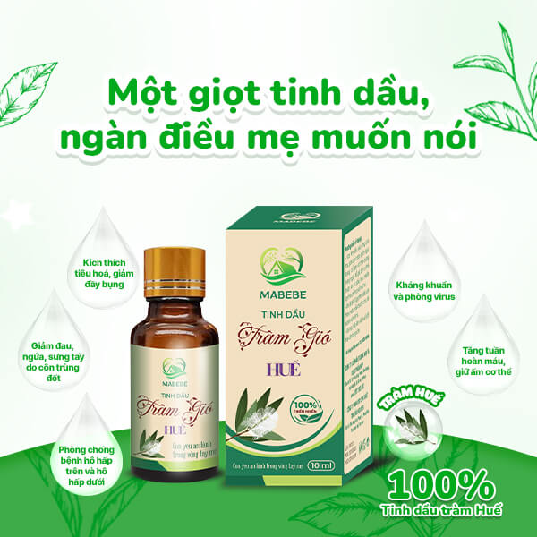 Tinh dầu tràm huế Manbebe