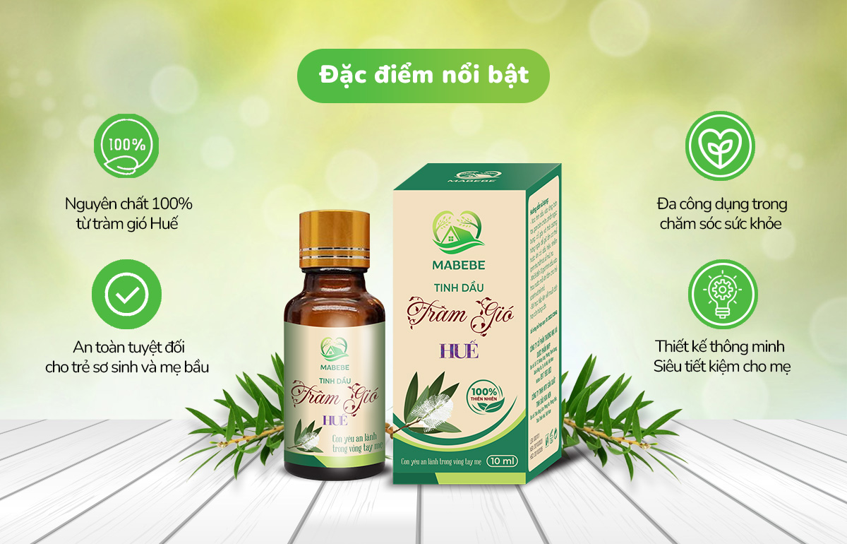Đặc điểm nổi bật của tinh dầu tràm Mabebe