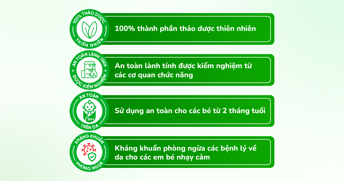 Đảm bảo về mặt an toàn và lành tính